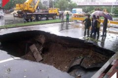 如何预防城市地下管道损坏造成的路面塌陷